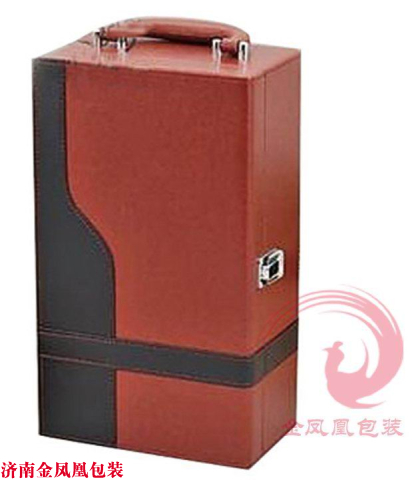 红酒皮盒 双支皮盒 红酒包装盒