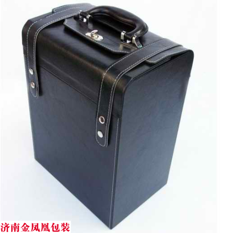 红酒皮盒六只装 红酒包装盒