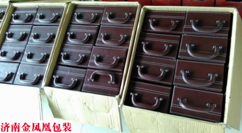 窄版棕皮双支 窄版棕皮双支 红酒包装盒