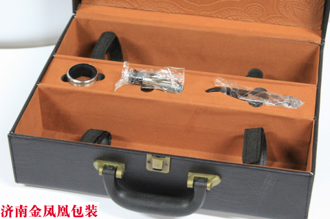 双支皮盒 双支皮盒 红酒包装盒